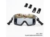 FMA Tactical Helmet Safety Goggles GRAY TB1333-G